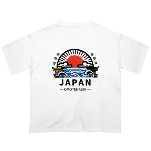 おもてなし日本 オーバーサイズTシャツ