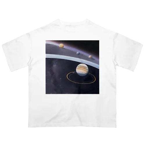 未来の宇宙 オーバーサイズTシャツ