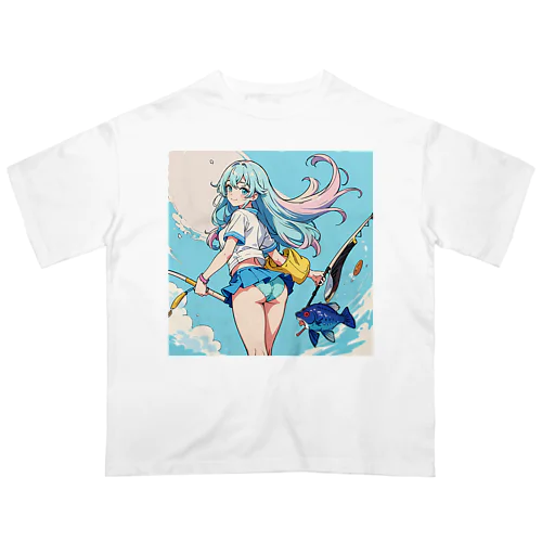 魔法アングラー少女 オーバーサイズTシャツ