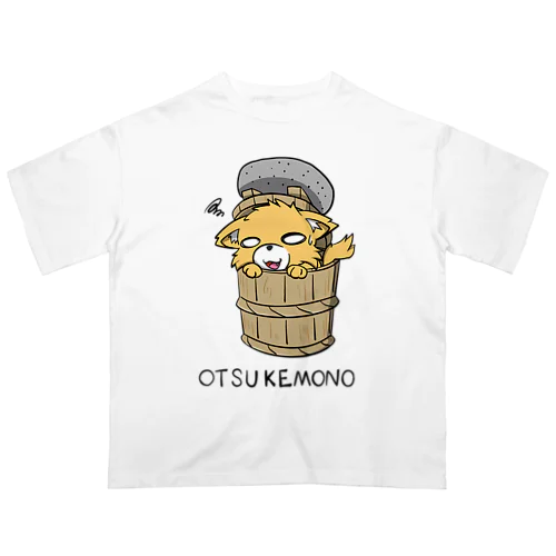 おつけもの犬 オーバーサイズTシャツ