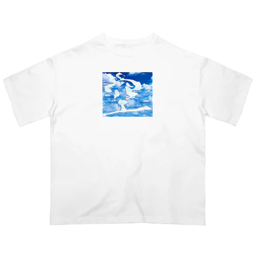 遙calli 「空」 オーバーサイズTシャツ