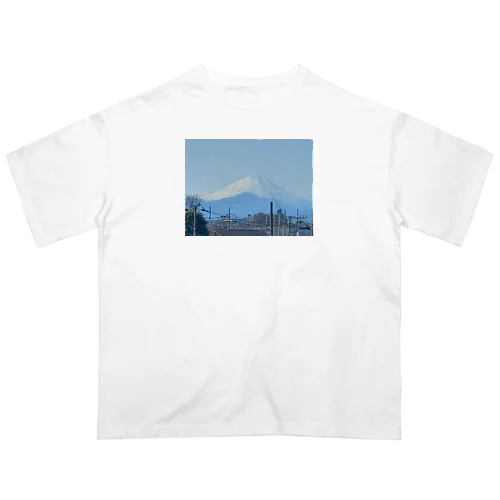 元日の富士山 オーバーサイズTシャツ