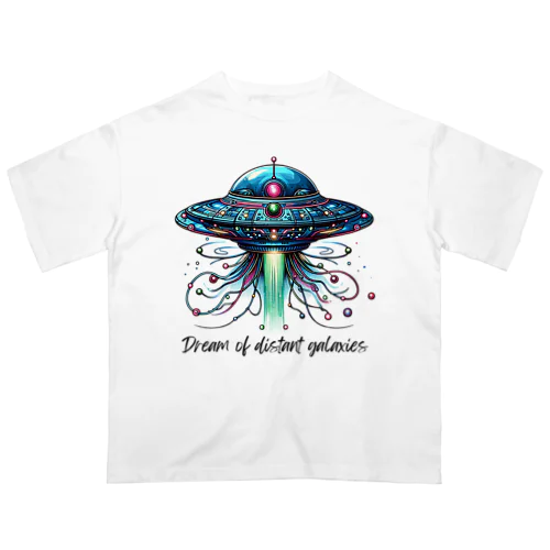 宇宙冒険UFO 02 オーバーサイズTシャツ