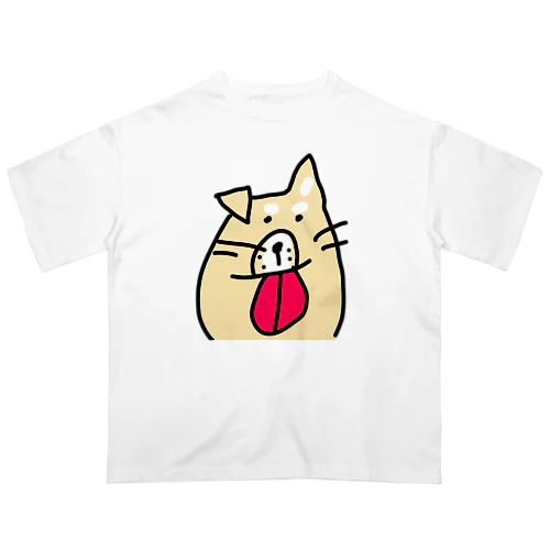 ビビりな番犬くん Oversized T-Shirt