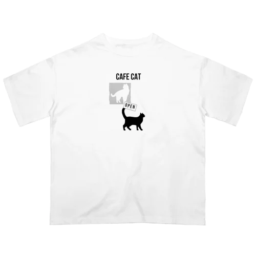CAFE CAT NO4 Oversized T-Shirt