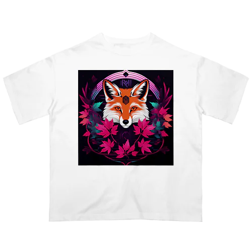 狐と紋様 Oversized T-Shirt