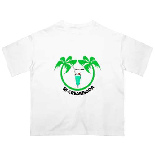 tropicalヤシ カラー Oversized T-Shirt