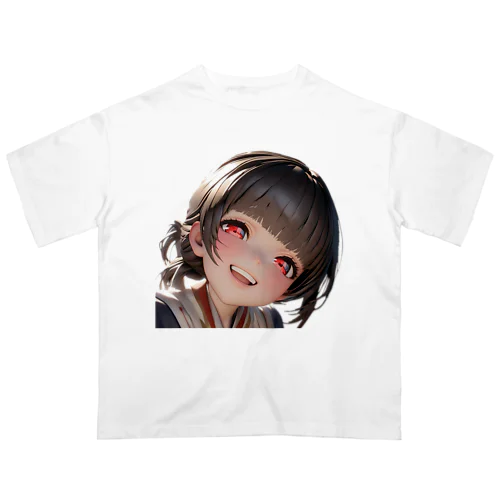 Arca 幼い頃のサムライ娘 オーバーサイズTシャツ