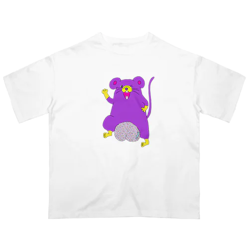 カラースプレーネズミくん Oversized T-Shirt