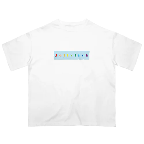 rainbow　JELLYfish Oversized T-Shirt