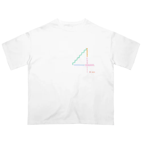 mochiii channel 4周年記念グッズ Oversized T-Shirt