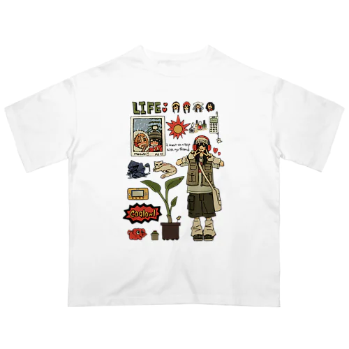 LIFE オーバーサイズTシャツ