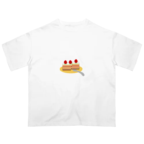 地層ケーキ(正断層) オーバーサイズTシャツ