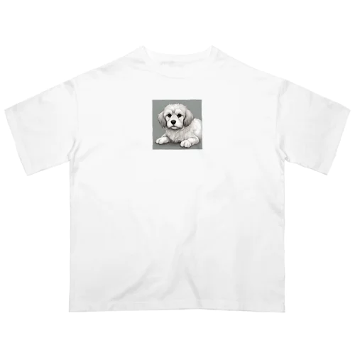 甘えん坊な犬グッズ オーバーサイズTシャツ