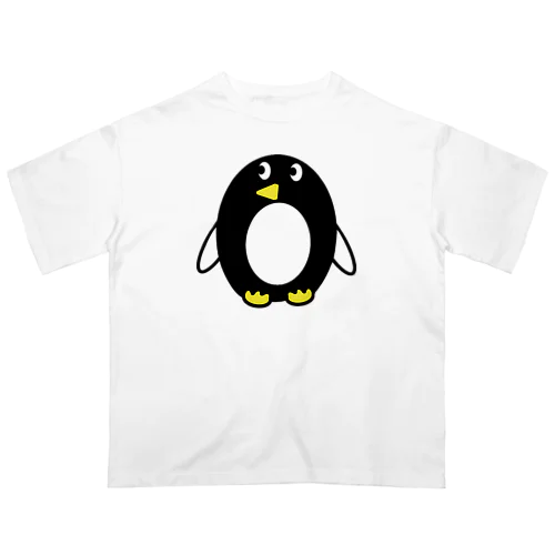 目が泳いでるペンちゃん♪ オーバーサイズTシャツ