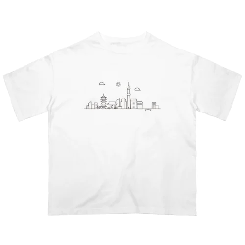 東京モチーフ Oversized T-Shirt