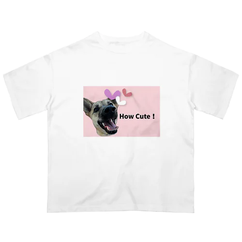 How Cute! Canvas! オーバーサイズTシャツ