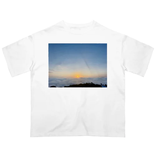 雲海　朝日 オーバーサイズTシャツ