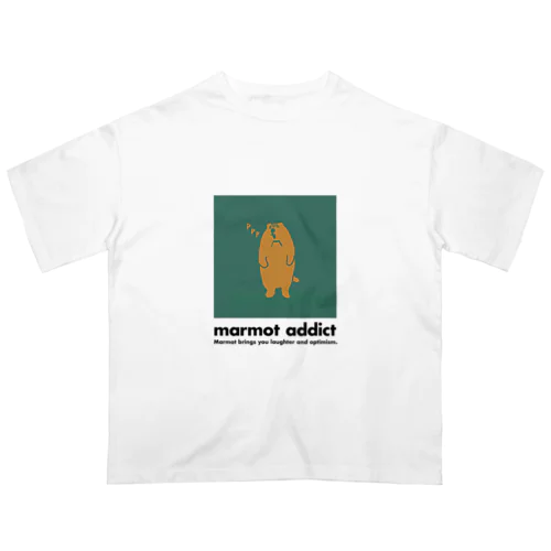 叫ぶmarmot addict graphic Oversized T-Shirt