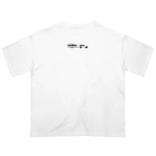 ランドクルーザー300とトレーラー Oversized T-Shirt