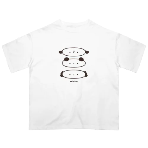 ハッピーもぷちゃぷ Oversized T-Shirt