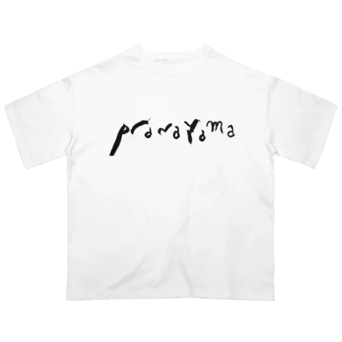 yogaの八支則　pranayama  Oversized T-Shirt