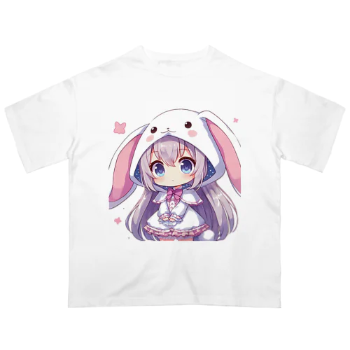 うさぎ年生まれ うさ美 オーバーサイズTシャツ