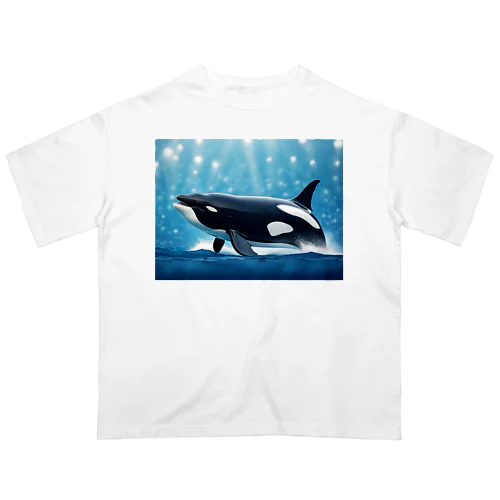 海界の王者シャチ Oversized T-Shirt