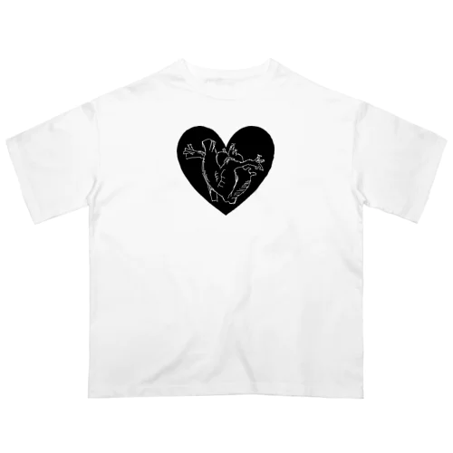 WAXPAPA(The heartbeat) オーバーサイズTシャツ