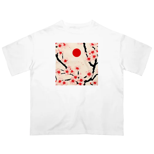 日の丸桜グッズ オーバーサイズTシャツ