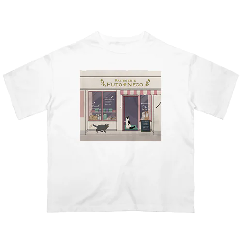 ふとねこ洋菓子店 Oversized T-Shirt