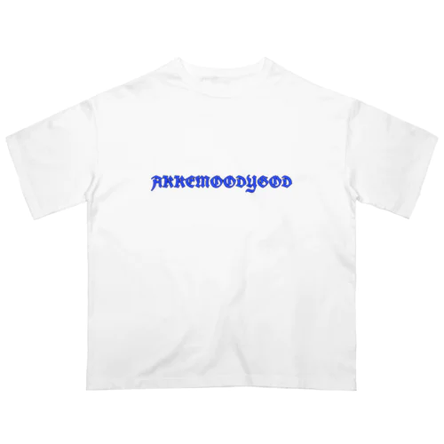 AKKEMOODYGOD (Name Logo2) Oversized T-Shirt