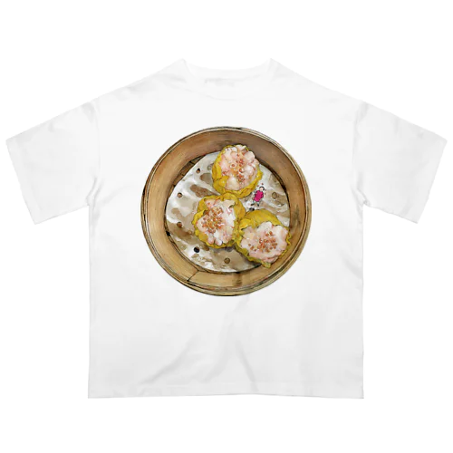 飲茶の点心シリーズ3「鮮蝦燒賣（エビ焼売）」 Oversized T-Shirt