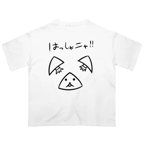 お耳発射！！リボンネコ オーバーサイズTシャツ