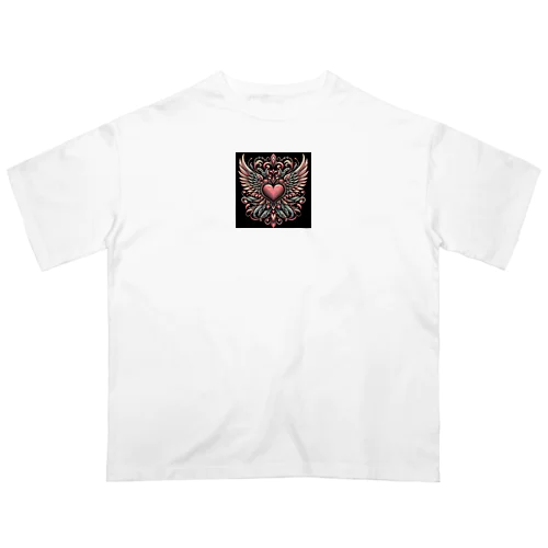 WING HEART001 オーバーサイズTシャツ