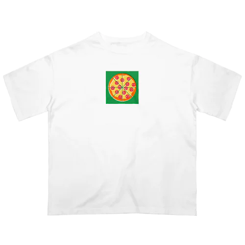 ピザ オーバーサイズTシャツ