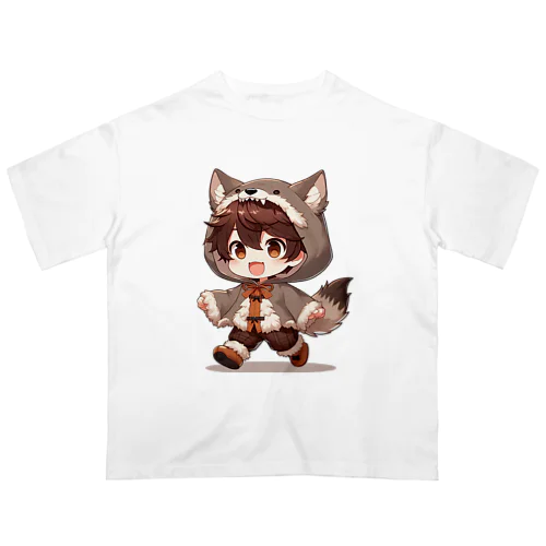 オオカミのオウカくん オーバーサイズTシャツ