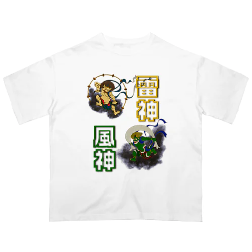 風神雷神 Oversized T-Shirt