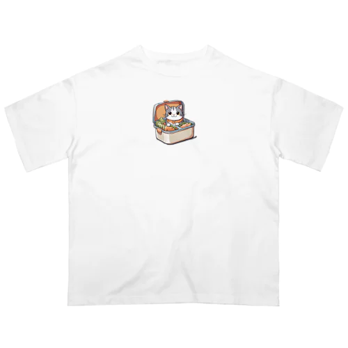 キャットランチボックス Oversized T-Shirt