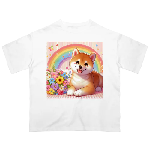 夢の中の柴犬 オーバーサイズTシャツ