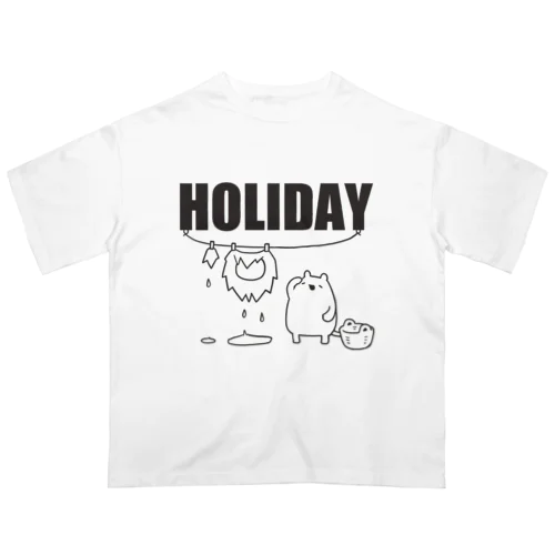 【HOLIDAY】ライオンさんの休日 Oversized T-Shirt