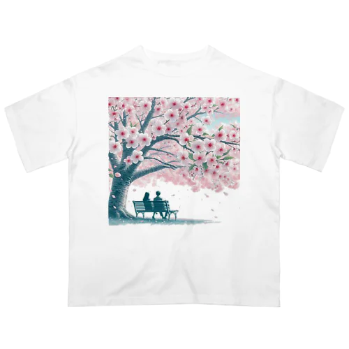 「春風景グッズ」 Oversized T-Shirt