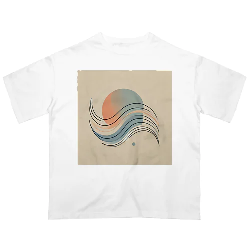 風の流れ Oversized T-Shirt