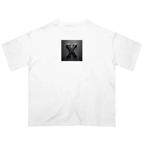 かっこよく描いたX オーバーサイズTシャツ