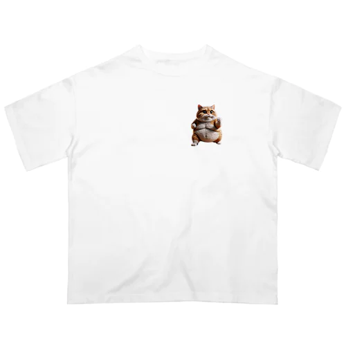 やる気猫 Oversized T-Shirt