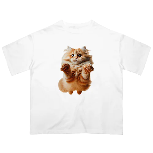 飛行猫 オーバーサイズTシャツ