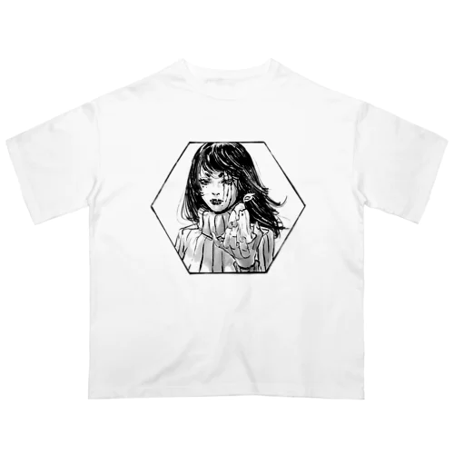 ぱりぃ&グロッサ オーバーサイズTシャツ