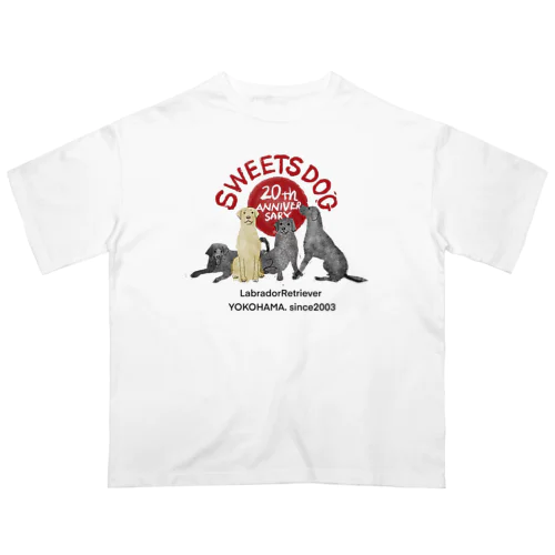 sweetsdog20周年アニバーサリー4LAB オーバーサイズTシャツ