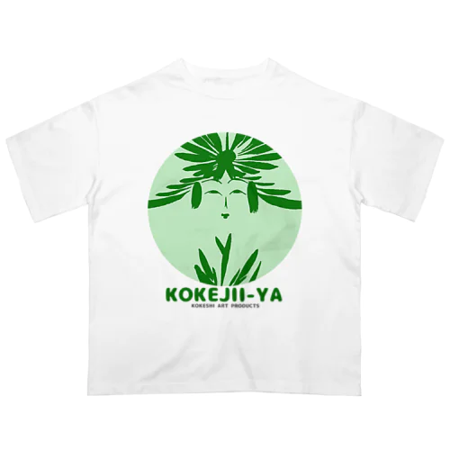 KOKEJII-YA Symbolic face:GREEN TEA オーバーサイズTシャツ