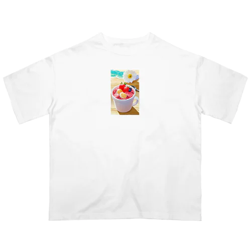 夏のデザート‪𓂃 𓈒𓏸 Oversized T-Shirt